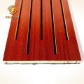 Used in Ballroom/KTV Walls Sound Absorption Slot Wooden Timber Acoustic Panel